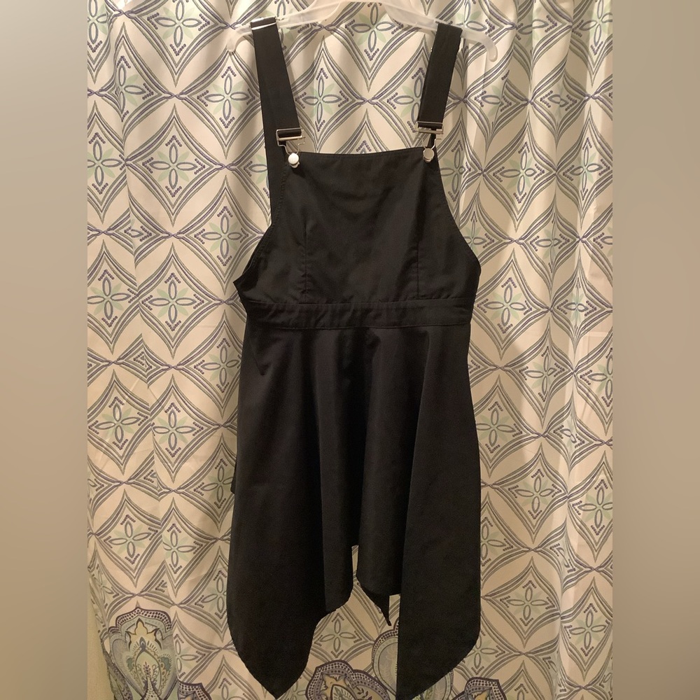 Like new Black overall dress